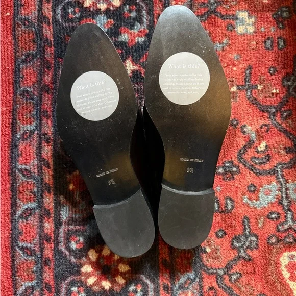 Everlane women’s leather Modern Penny Loafer Mule size 9.5 runs small - Picture 7 of 8